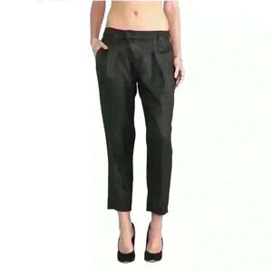 DWP by Gwen Stefani Drew pants 29, black cropped with ankle zipper .